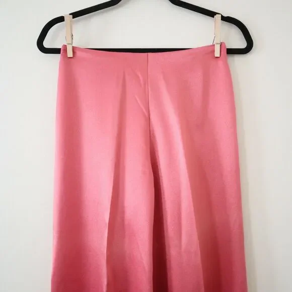 Vintage 1970s Yes From California Satin High Rise Flare Bell Bottom Pants - Picture 2 of 12
